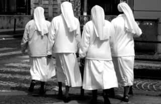 When you're in Italy and you see an undertaker or a nun